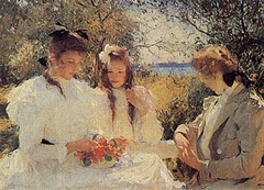 Portrait of My Daughters by Frank Weston Benson