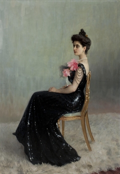 Portrait of Princess Maria Abamelek-Lazareva by Nikolay Bogdanov-Belsky