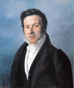 Portrait of René Primevère Lesson by Louis Charles Arsenne