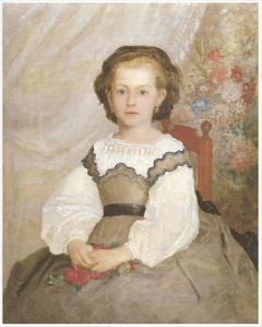 Portrait of Romaine Lacaux by Auguste Renoir