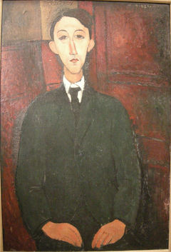 Portrait of the painter Manuel Humbert by Amedeo Modigliani