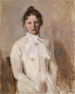 Portrait of Valborg Nicolaysen, the Artist's Sister by Signe Scheel