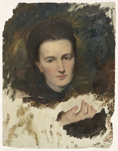 Portret van een vrouw by Thérèse Schwartze