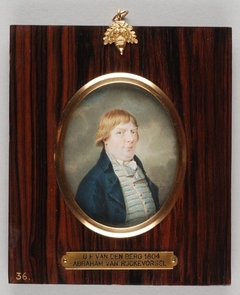 Portretminiatuur van Abraham van Rijckevorsel (1745-1815) by Gijsbertus Johannus van den Berg