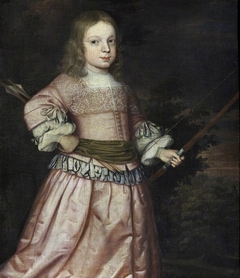 Possibly Davenport Lucy (1659/60 - 1690) with a Bow and Arrow by Anonymous