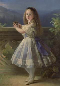 Princess Beatrice, later Princess Henry of Battenberg (1857-1944) when a child by Richard Lauchert