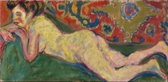 Reclining Nude by Ernst Ludwig Kirchner