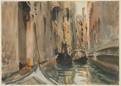 Rio di San Salvatore, Venice by John Singer Sargent