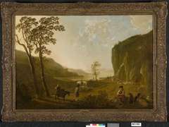 Rocky Landscape with the Rest on the Flight into Egypt by Aelbert Cuyp