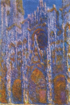 Rouen Cathedral, Portal, Morning Sun by Claude Monet