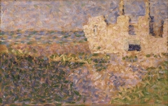 Ruines à Grandcamp by Georges Seurat