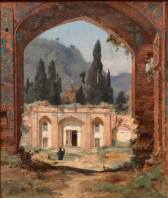 Ruins of Ashraf Palace by Jules Laurens