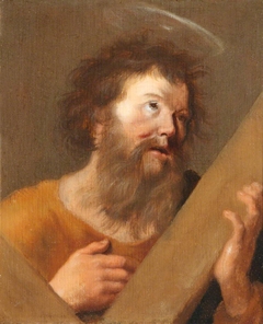 Saint Andrew by Cornelius van Poelenburgh