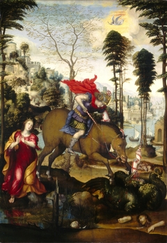 Saint George and the Dragon by Il Sodoma