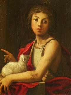 Saint John the Baptist as a Boy with a Lamb by after Bartolomeo Schedoni