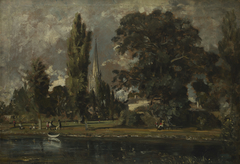 Salisbury Cathedral and Leadenhall from the River Avon by John Constable