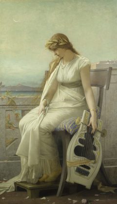 Sappho by Jules Lefebvre