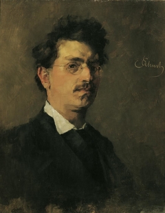 Selbstporträt by Carl Schuch