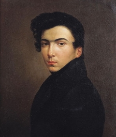 Self-portrait at 17 when he arrived in Paris by Ernest Hébert