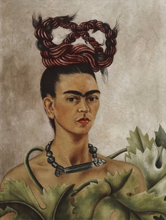 Self-Portrait with Braid by Frida Kahlo