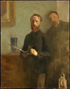 Self-Portrait with Waroquy by Édouard Vuillard