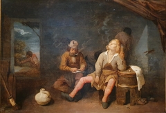 Smokers. by Joos van Craesbeeck