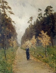 Sokolniki. Autumn by Isaac Levitan