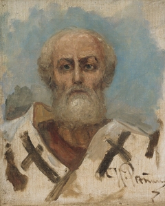 St Nicholas, sketch by Ilya Repin