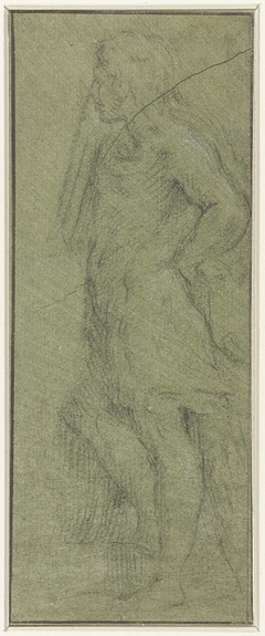 Staande figuur, in profiel naar links by Unknown Artist
