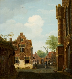 Stadsgezicht by Bartholomeus van Hove