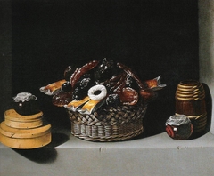 Still-Life with a Basket and Sweetmeats by Juan van der Hamen