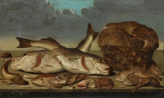 Still Life with Fish by Willem Ormea