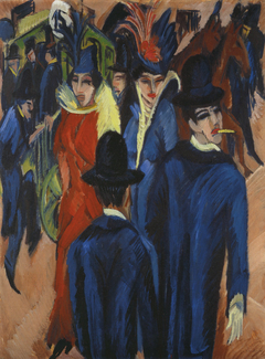 Street scene in Berlin by Ernst Ludwig Kirchner