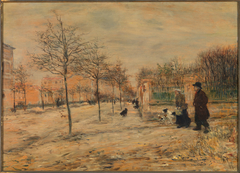 Street Scene--Winter by Jean-Francois Raffaelli