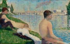 Study for "Bathers at Asnières" by Georges Seurat