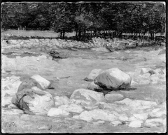 Study of Rocks, North Easton by William Morris Hunt