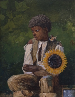 Taking Sunflower to Teacher by Winslow Homer