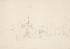 Tents - Study for "A Scotch Fair" - John Phillip - ABDAG004154 by John Phillip