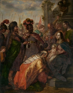 The Adoration of the Magi by Cristóbal de Villalpando