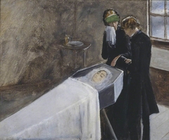 The Artist Attending the Mourning of a Young Girl by John Everett Millais