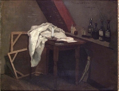 The Artist's Studio in Paris by Olaf Isaachsen