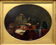 The Attributes of Civilian Music by Jean-Baptiste-Siméon Chardin