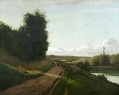 The Banks of the Marne by Camille Pissarro