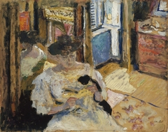 The Dressing-Room, Madame Hessel Reading at Amfréville by Édouard Vuillard