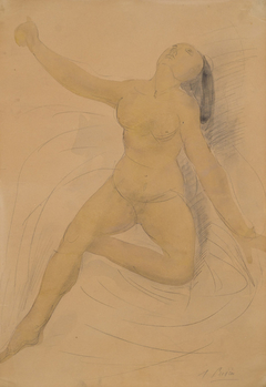 The female model by Auguste Rodin