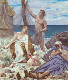 The Fisherman's Family by Pierre Puvis de Chavannes