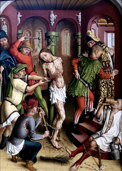 The Flagellation of Christ by Master of the Karlsruhe Passion