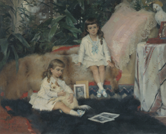 The Grand Dukes Boris and Kirill Vladimirovich as Children by Albert Edelfelt