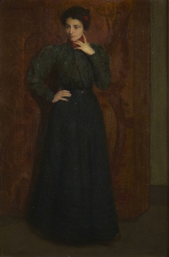 The Green Dress by J. Alden Weir