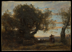 The Gypsies by Jean-Baptiste-Camille Corot